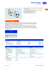 Thumbnail of document Data Sheet - 9786 media converter